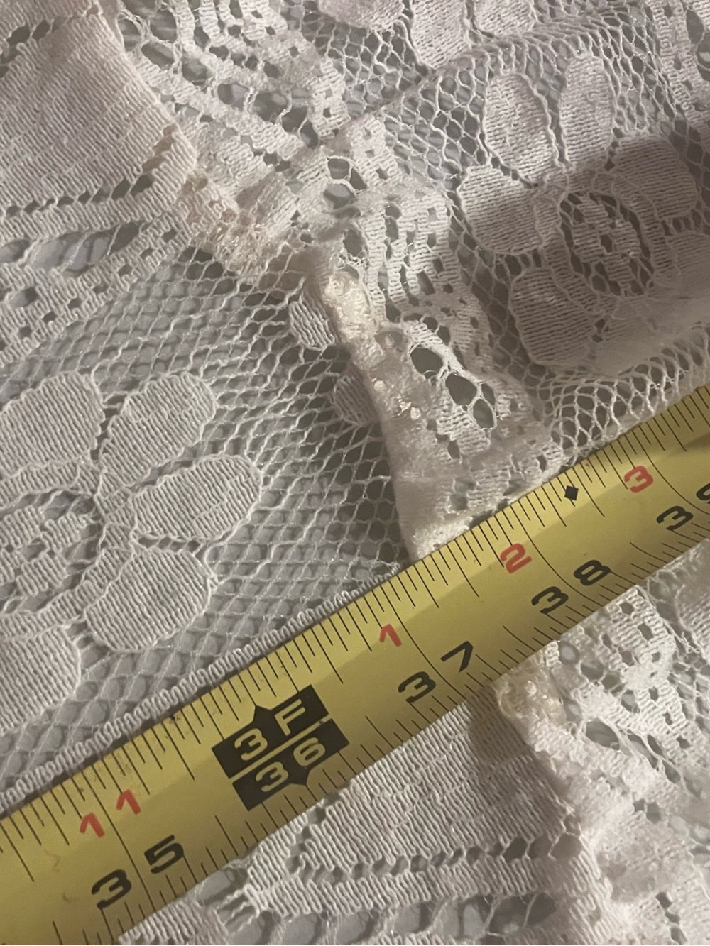 Boho Lace Spaghetti Strap Dress - Cream - Picture 7 of 8